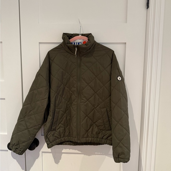 Vuori Jackets & Blazers - Vuori Quilted Khaki Bomber Jacket